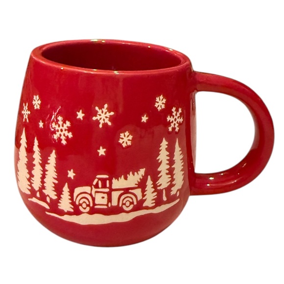 Coffee Mug Holiday Winter Scene Vintage Inspired Coffee Tea Cup Mug - Picture 6 of 12